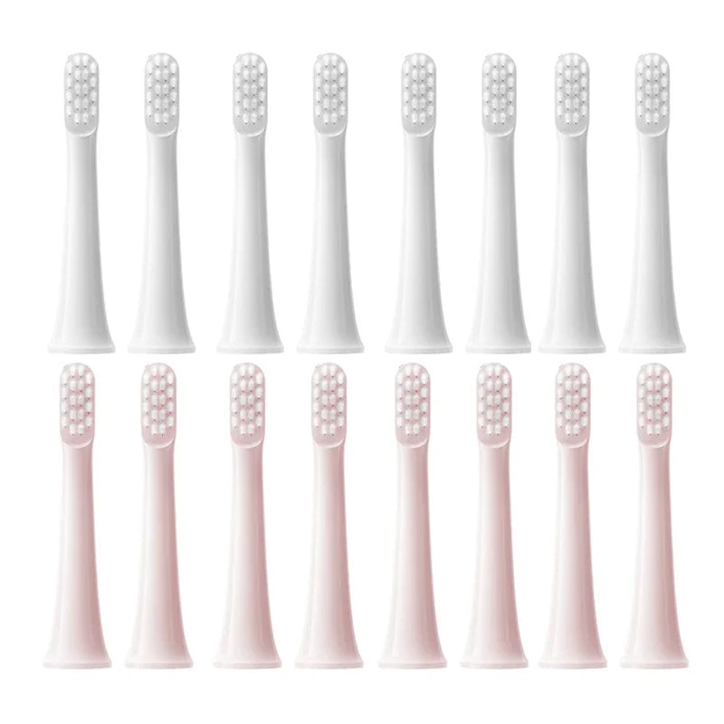 8PCS Replacement Brush Heads for Xiaomi MIJIA T100 Sonic Electric Toothbrush - Soft DuPont Bristles