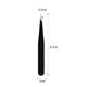 4 Pcs Professional Tweezers Set – Stainless Steel Precision Tools for Eyebrows, Facial Hair, Splinters & Ingrown Hair Removal