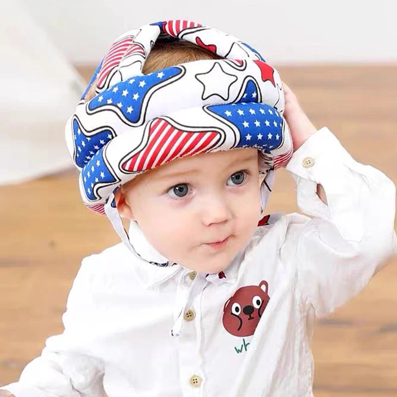 Toddler Baby Head Protection Pillow – Soft Cotton Anti-Fall Safety Cap, Learn to Walk Crash Cushion, Infant Head Care Helmet
