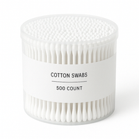 Multi-Purpose Disposable Cotton Swabs – Ideal for Makeup Removal & Ear Cleaning
