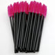 50 Pcs Eyelash Makeup Brushes – Diamond Handle Crystal Mascara Wands