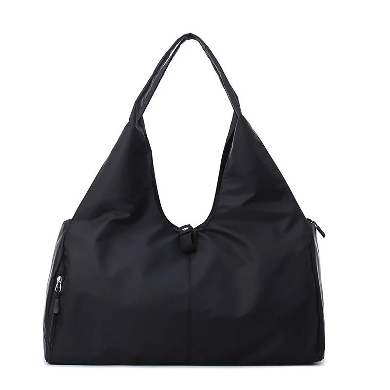 Yoga Mat Bag with Shoes Pocket – Gym Fitness Handbag for Women & Men, Nylon Sports Bag