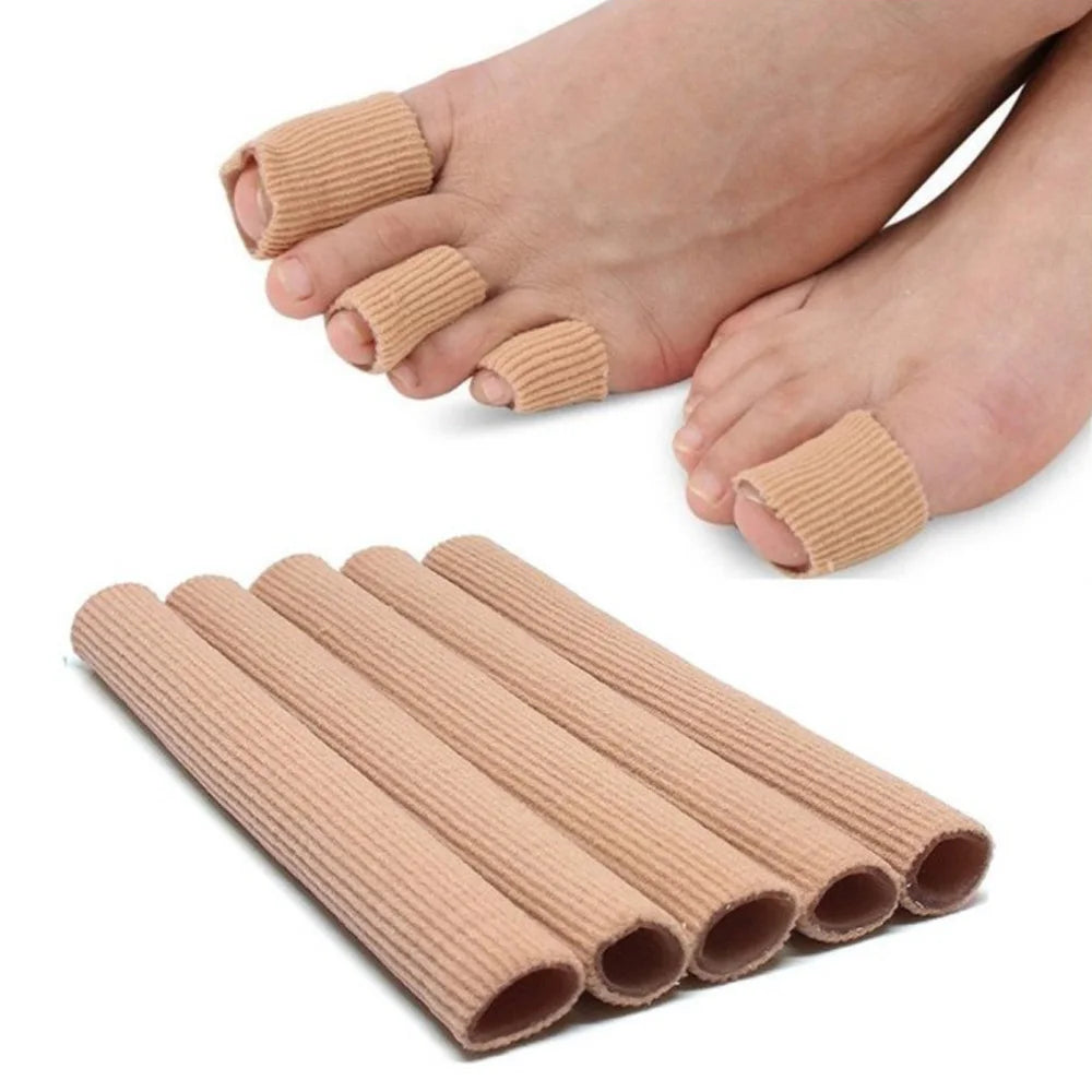 1 Pc Fabric Finger/Toe Protector – Soft Separator Tube for Pain Relief & Callus Protection