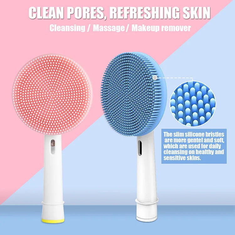 Replacement Brush Heads for Oral-B – Silicone Face Cleansing & Massage Brush Head