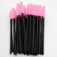 50 Pcs Eyelash Makeup Brushes – Diamond Handle Crystal Mascara Wands