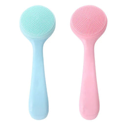 Silicone Facial Cleansing Brush – Gentle Exfoliating Skin Care Massage Tool for Deep Cleaning & Blackhead Removal
