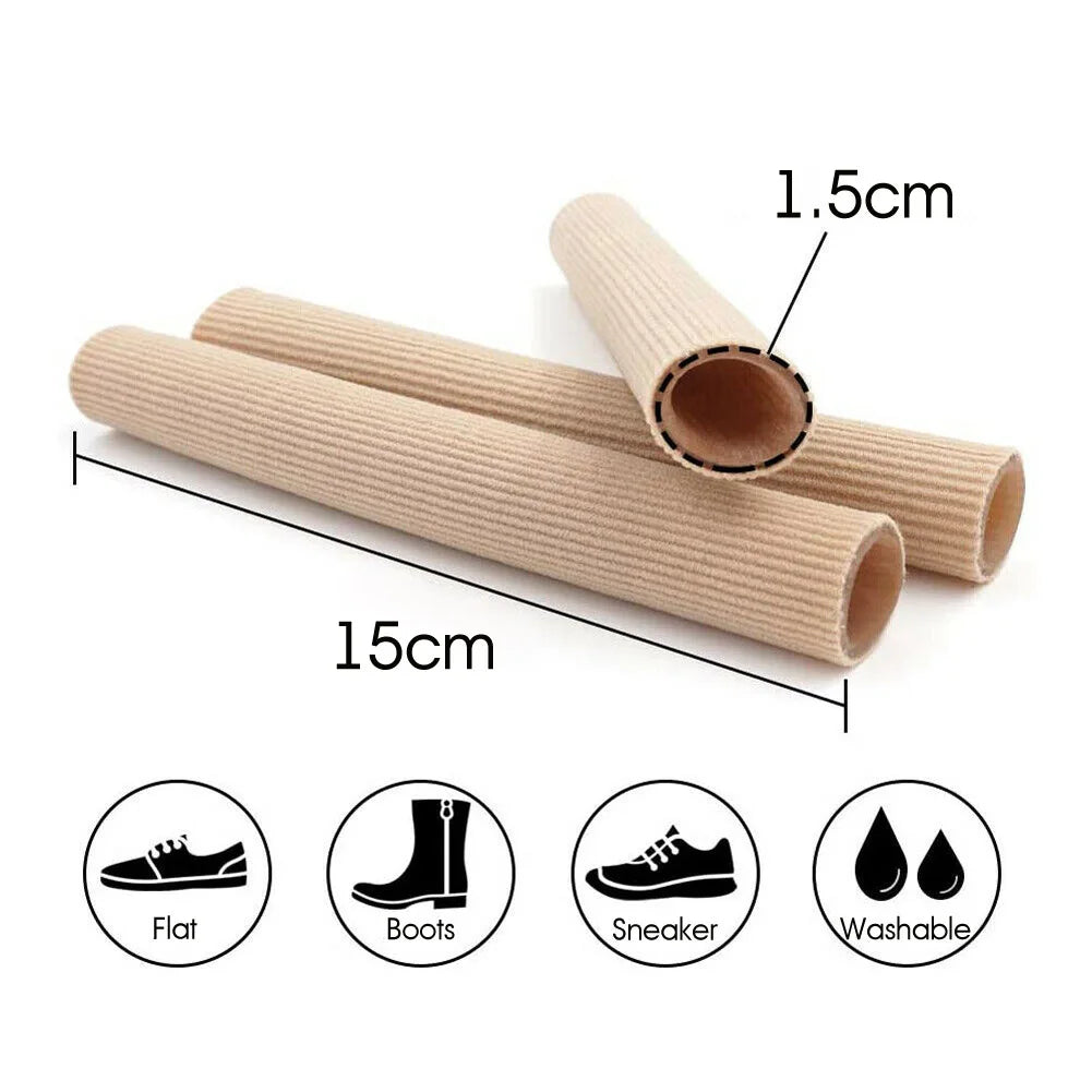 1 Pc Fabric Finger/Toe Protector – Soft Separator Tube for Pain Relief & Callus Protection