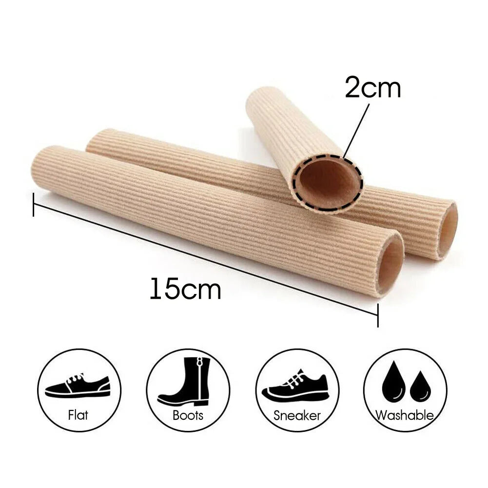 1 Pc Fabric Finger/Toe Protector – Soft Separator Tube for Pain Relief & Callus Protection