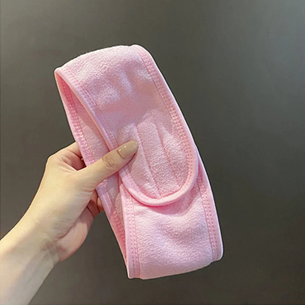 Adjustable Headband – Wide Hairband for Yoga, Spa, Bath, Shower & Makeup, Women's Cosmetic Accessory