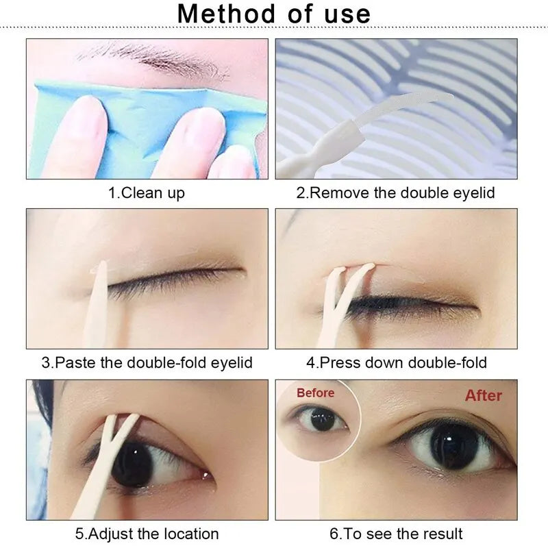 Double Eyelid Tape - Invisible Lift Strips for Natural Look (240 Pcs)