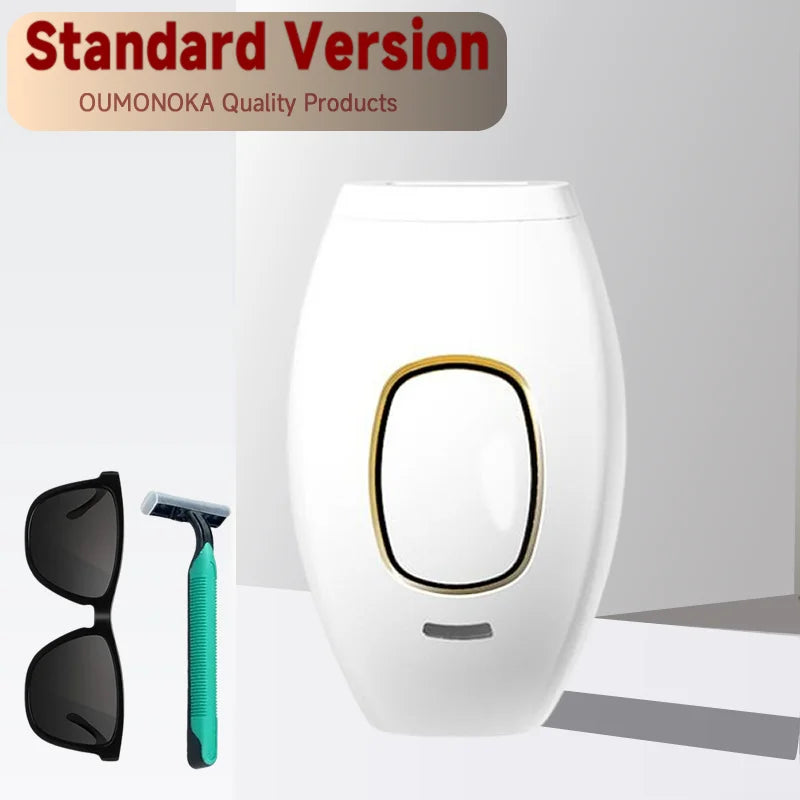 IPL 999,999 Flashes Laser Epilator, Painless Permanent Hair Removal Device for Women and Men, Bikini & Body Use