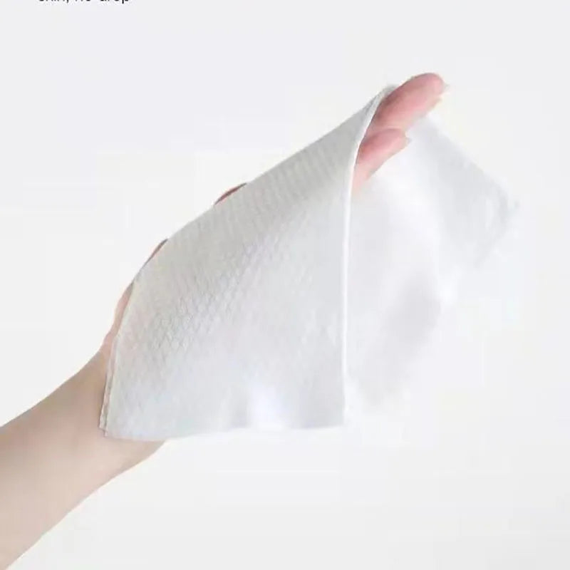 Disposable Face Wash Towels | Soft & Hygienic Cotton (100 Pcs)