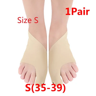 1 Pair Hallux Valgus Bunion Corrector – Silicone Gel Toe Separators & Splint for Foot Alignment & Pain Relief