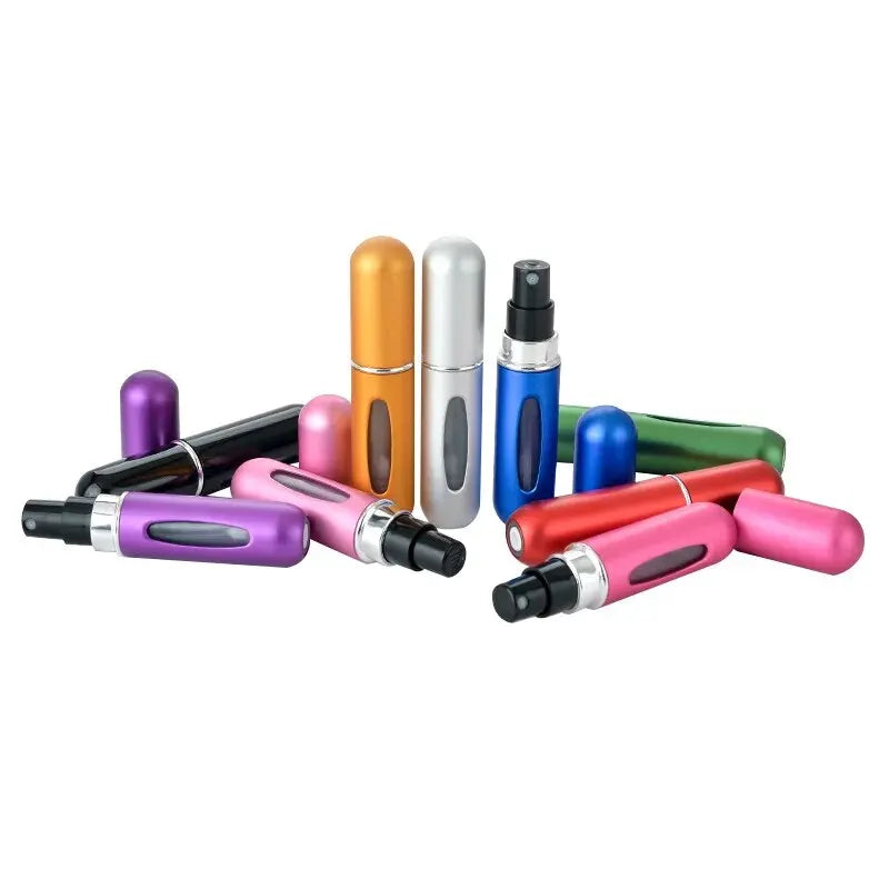 5ml Perfume Sub-Bottles – High-End Portable Bottom-Filling Spray Bottles, Refillable Travel-Size Sample Containers
