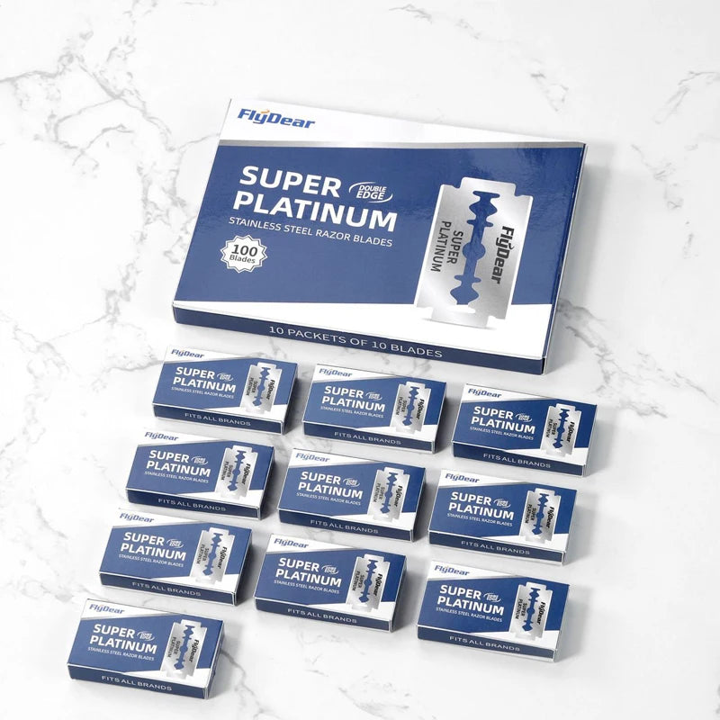 Classic Double-Edged Stainless Steel Razor Blades | Premium Shaving Experience