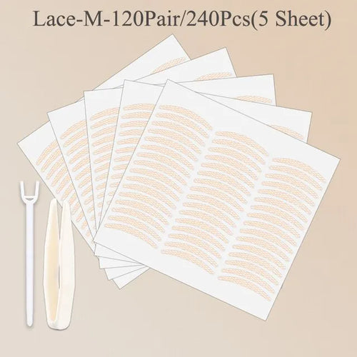 Double Eyelid Tape - Invisible Lift Strips for Natural Look (240 Pcs)