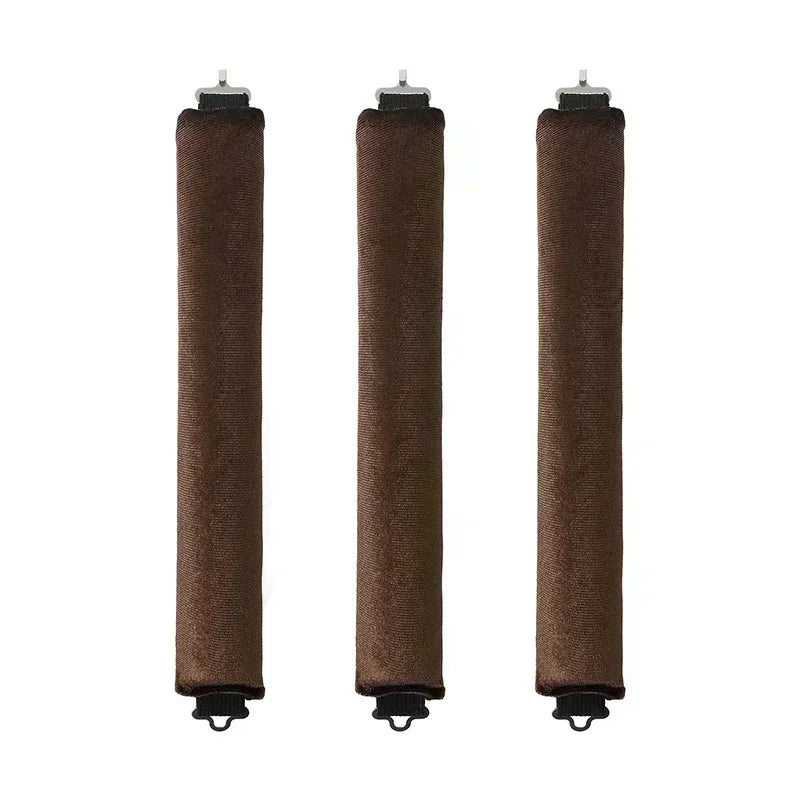 Heatless Hair Curler Set - Satin Sleeping Cap & Curling Rods for No Heat Curls