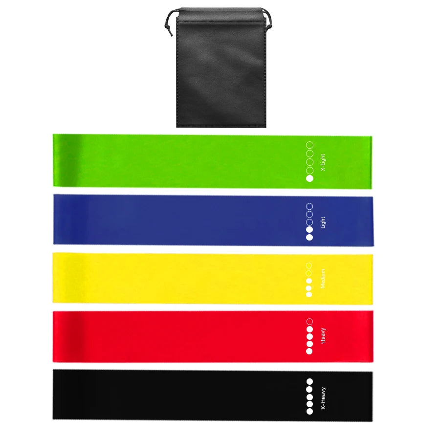 5-Level Resistance Bands for Home Yoga & Strength Training