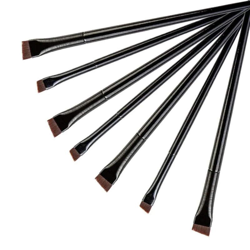 Blade Makeup Brush Angled Thin Eyebrow Brush Flat Fine Eyeliner Brush Professional Liner Brow Beauty Make Up Tool 1/2pcs