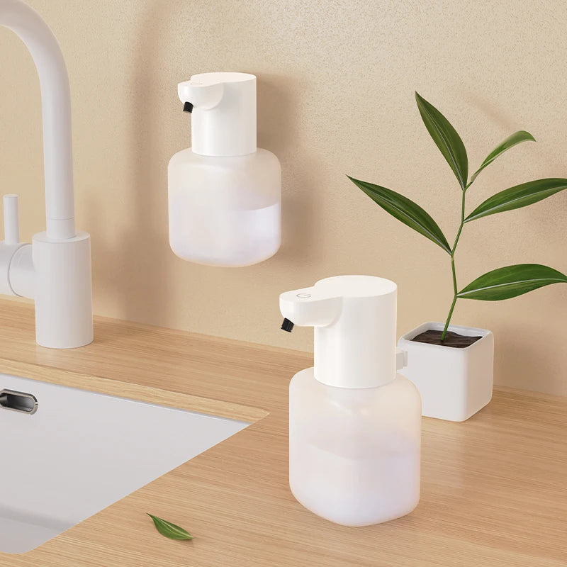 P6 Automatic Inductive Foam Soap Dispenser – Smart Hand Washing with Alcohol Spray & USB Charging