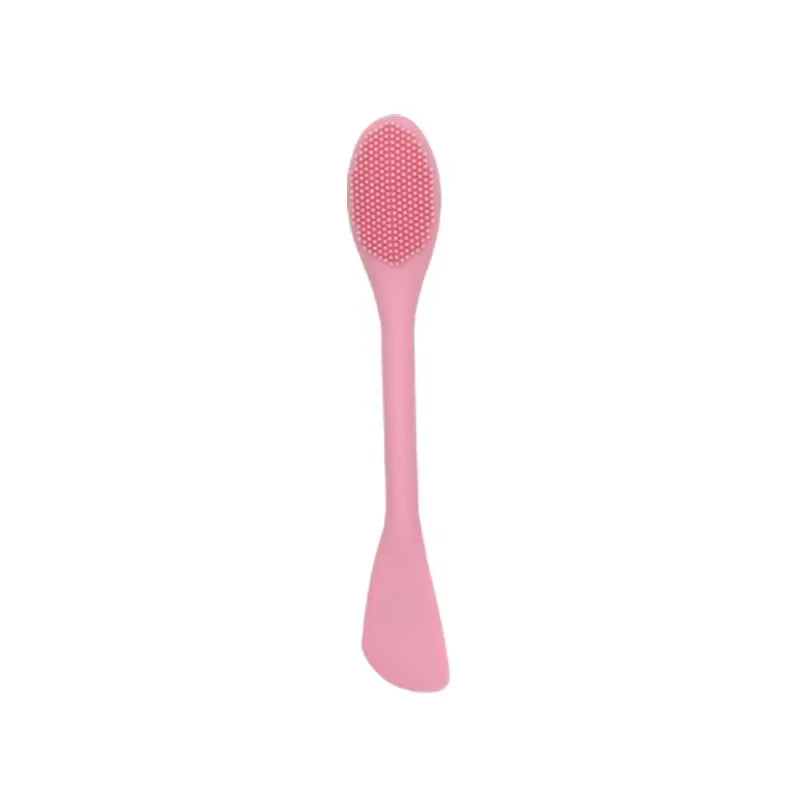 Double Headed Silicone Face Cleansing Scrubber Brush – Facial Mask Applicator & Makeup Brush for Skin Care
