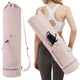 Yoga Mat Bag with Water Bottle Pocket & Wet Bag – Shoulder Strap & Multifunctional Storage