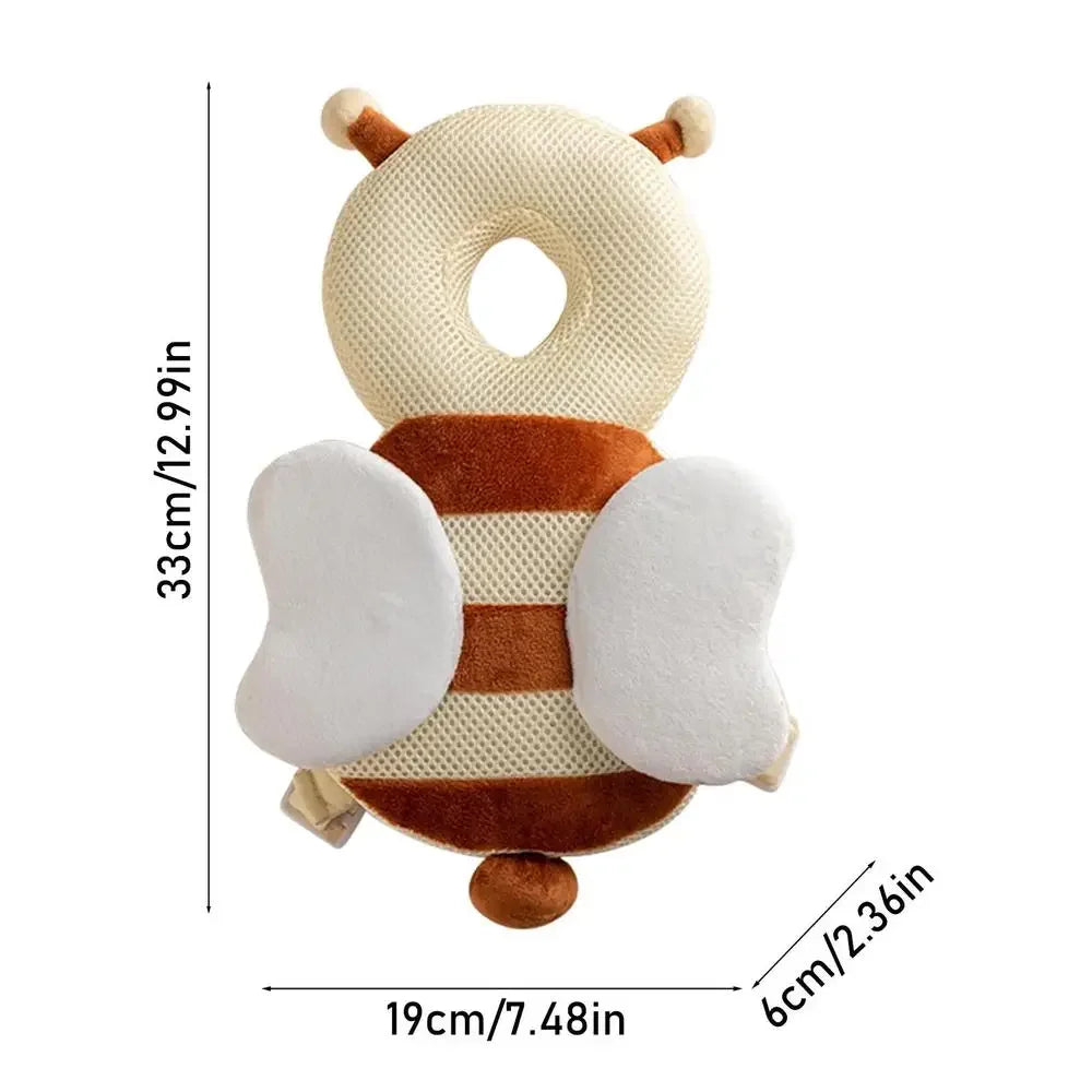 Baby Anti-Fall Head Pillow – Toddler Head Protection Pad, Cartoon Design, Breathable Cushion