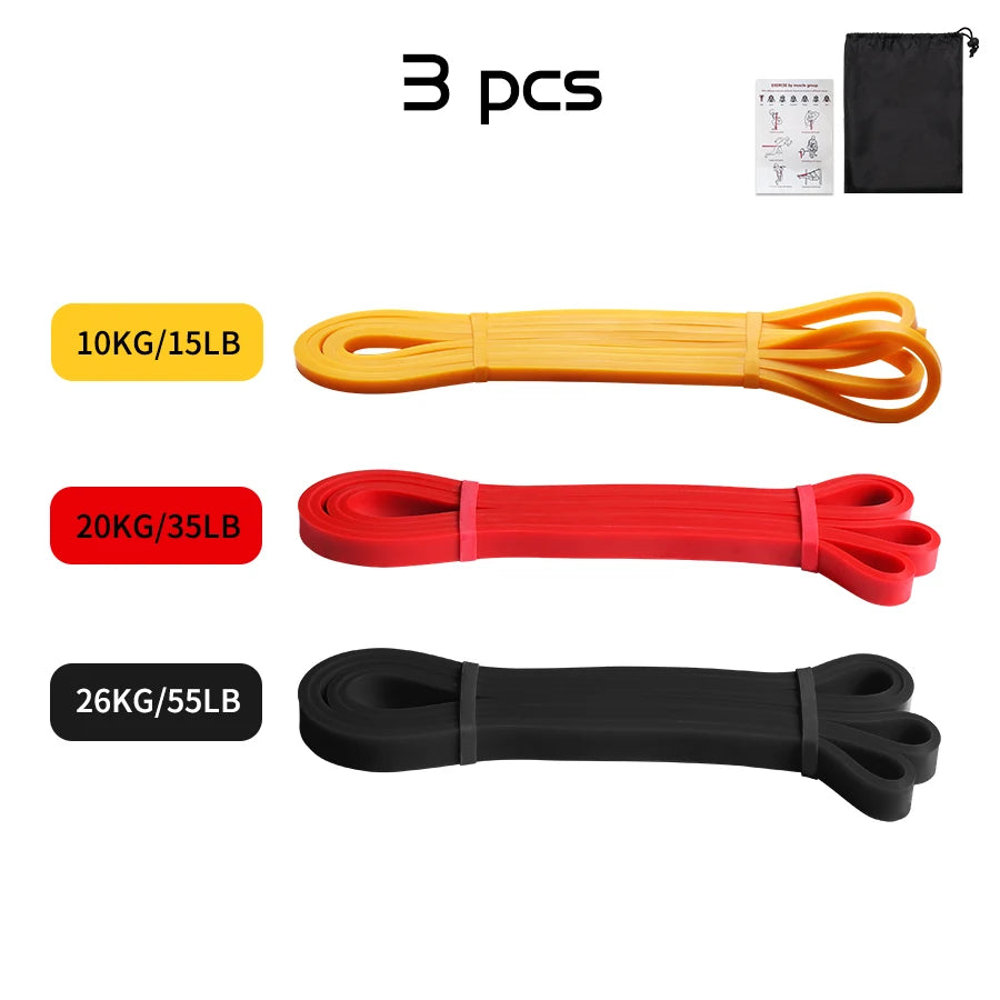 Heavy Duty Latex Resistance Band – Exercise Elastic Band for Strength Training, Pull-Up Assist, Pilates, and Fitness Workouts
