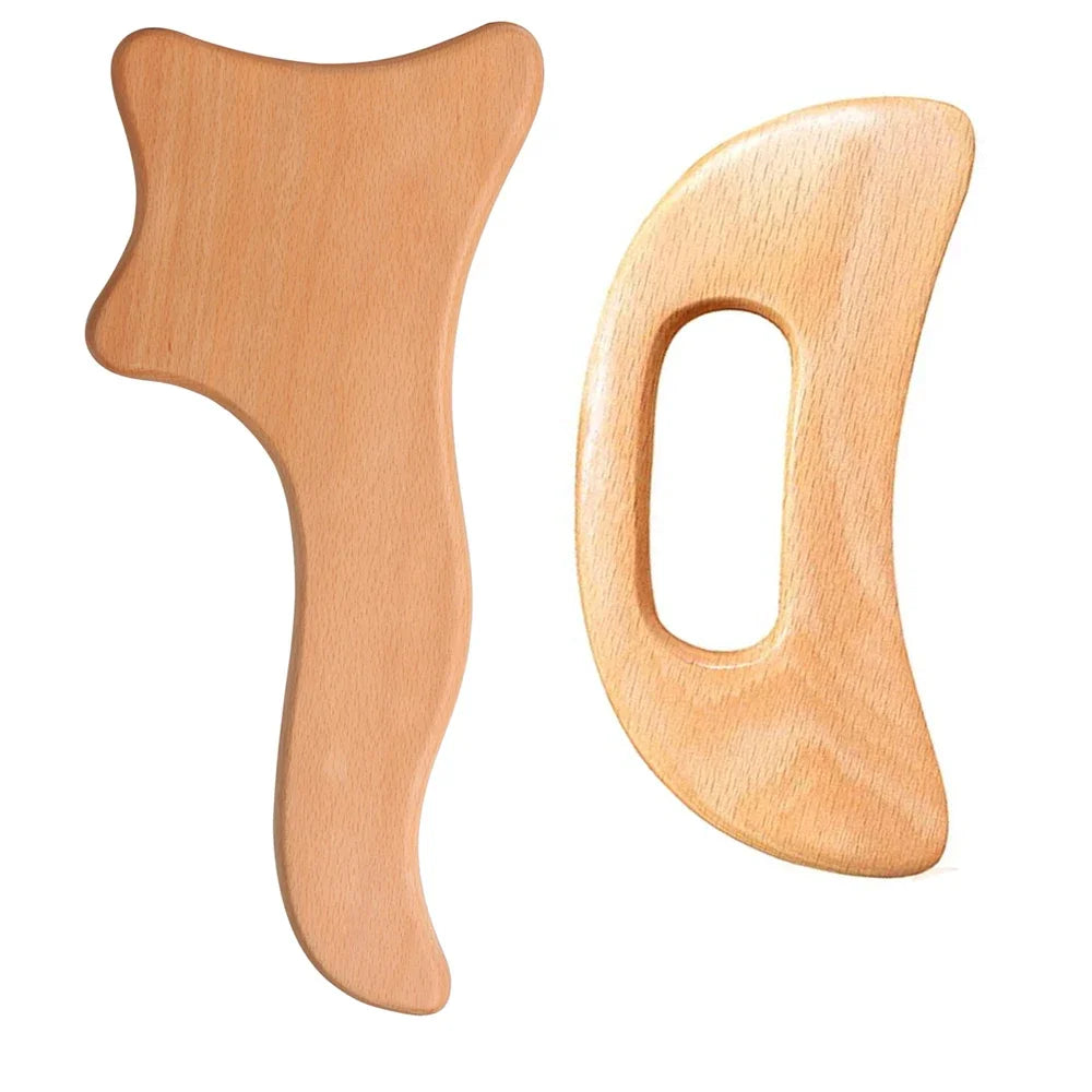 Wooden Therapy Massage Set – Anti-Cellulite & Body Slimming Gua Sha Tools (2/4/6/8PCS)