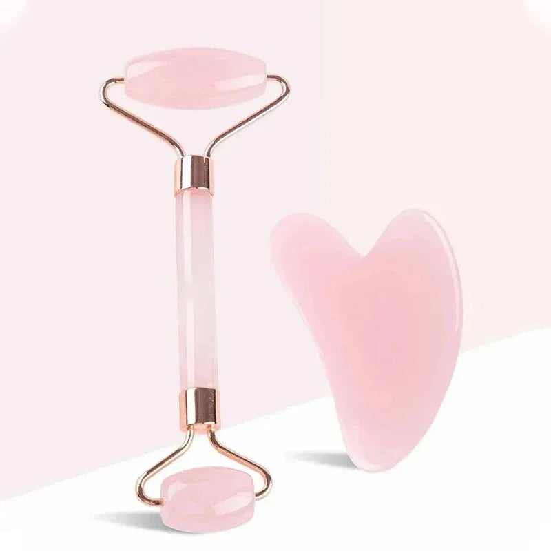 Face & Neck Massager Resin Roller – Double-Ended Beauty Scraping Stick for Relaxation, Blood Circulation, and Skin Care