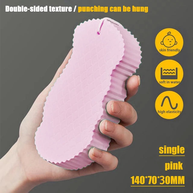 Soft Sponge Exfoliating Body Scrubber for Bath and Shower Skin Remover