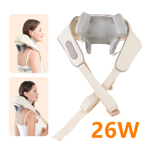 Foreverlily 26W Neck And Shoulder Massager Wireless Shoulder And Back