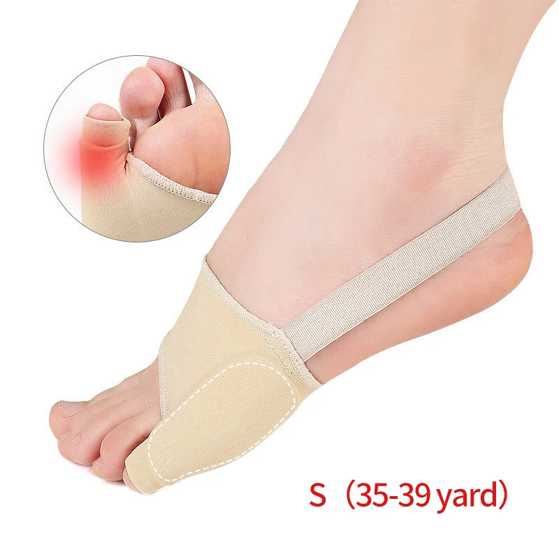 1 Pair Hallux Valgus Bunion Corrector – Silicone Gel Toe Separators & Splint for Foot Alignment & Pain Relief