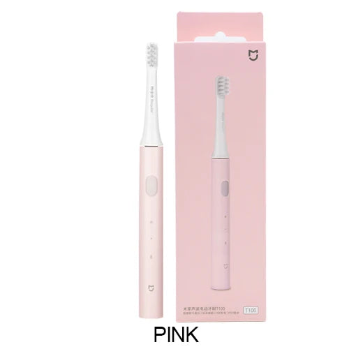 Xiaomi Mijia T100 Sonic Electric Toothbrush, USB Rechargeable, IPX7 Waterproof, 2 Modes, with Zone Reminder