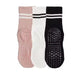 3-Pair Pilates Socks – Anti-Slip Silicone Floor Socks for Yoga, Dance & Fitness Exercise