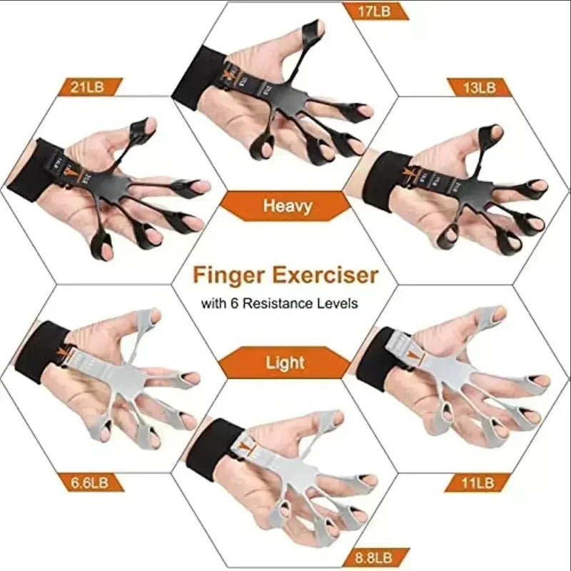 Finger Gripper Finger Exerciser Guitar Finger Exerciser 6 Resistant