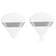 2 Pcs Triangle Powder Puff – Soft Velvet Makeup Sponge for Foundation Blending & Cosmetic Application