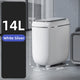 14L Bathroom Smart Sensor Trash Can - Automatic, Waterproof & Charging Wastebin
