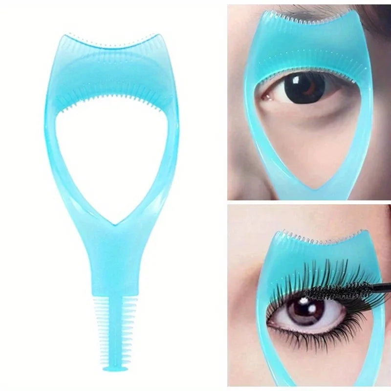 3-in-1 Mascara Applicator Template | Eyelash Curler Guard