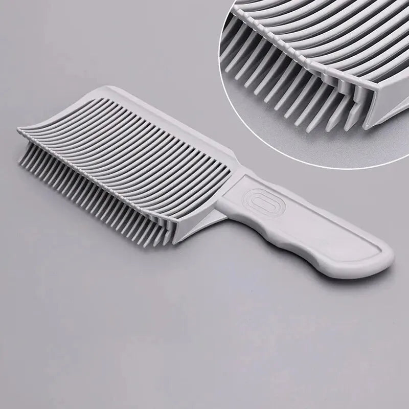 New Clipper Comb MEN'S STYLING Flat Hair Comb Curved