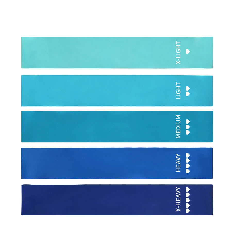5-Level Resistance Bands for Home Yoga & Strength Training