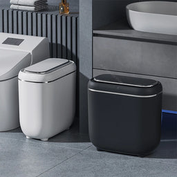14L Bathroom Smart Sensor Trash Can - Automatic, Waterproof & Charging Wastebin