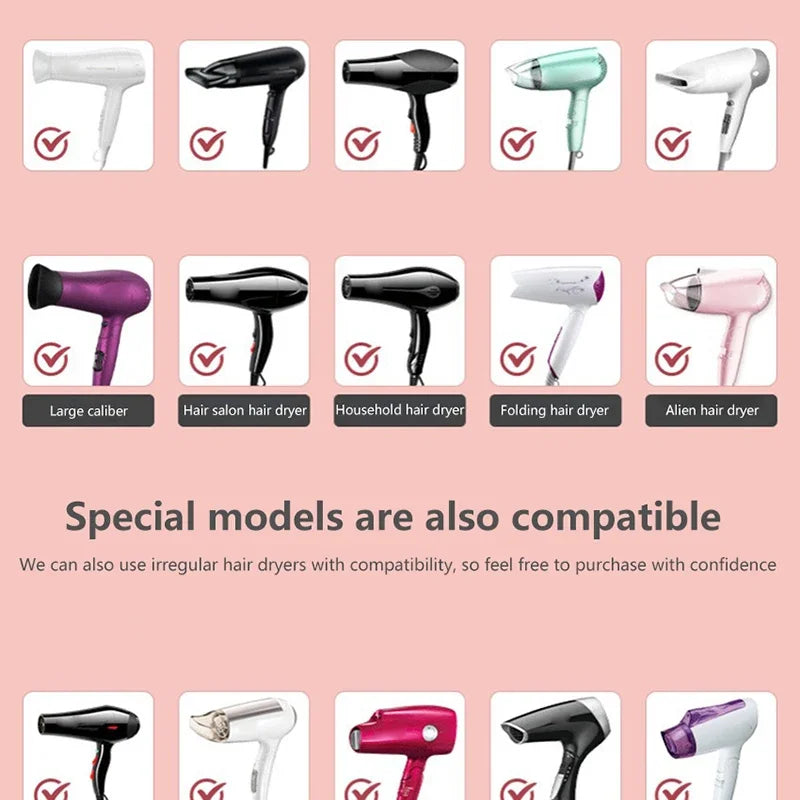 Universal Hair Dryer Diffuser – Adjustable Wind Cover for Curls, Blow Drying & Hair Styling Tools