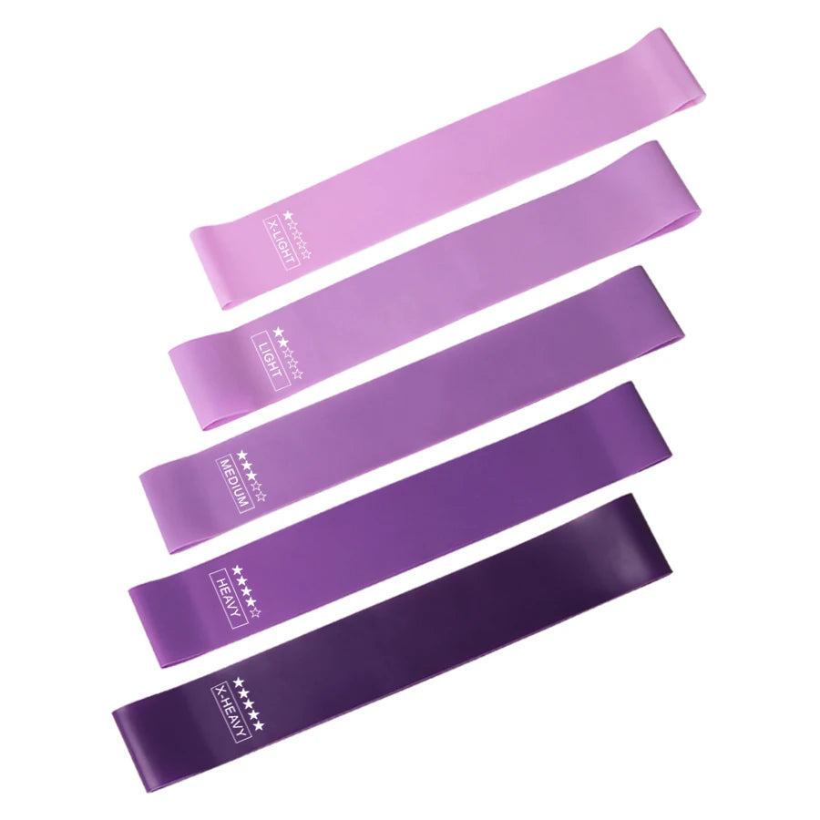 5-Level Resistance Bands for Home Yoga & Strength Training