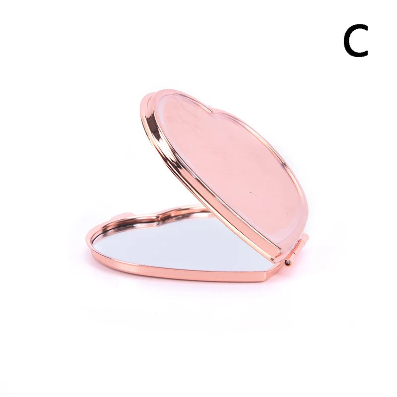 Compact Makeup Mirror Cosmetic Magnifying Round Pocket Make Up Mirror for Purse Travel Bag Home Office Mirror