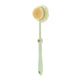 Two-Sided Silicone Shower Body Brush with Long Handle, Exfoliating & Massage Bath Brush