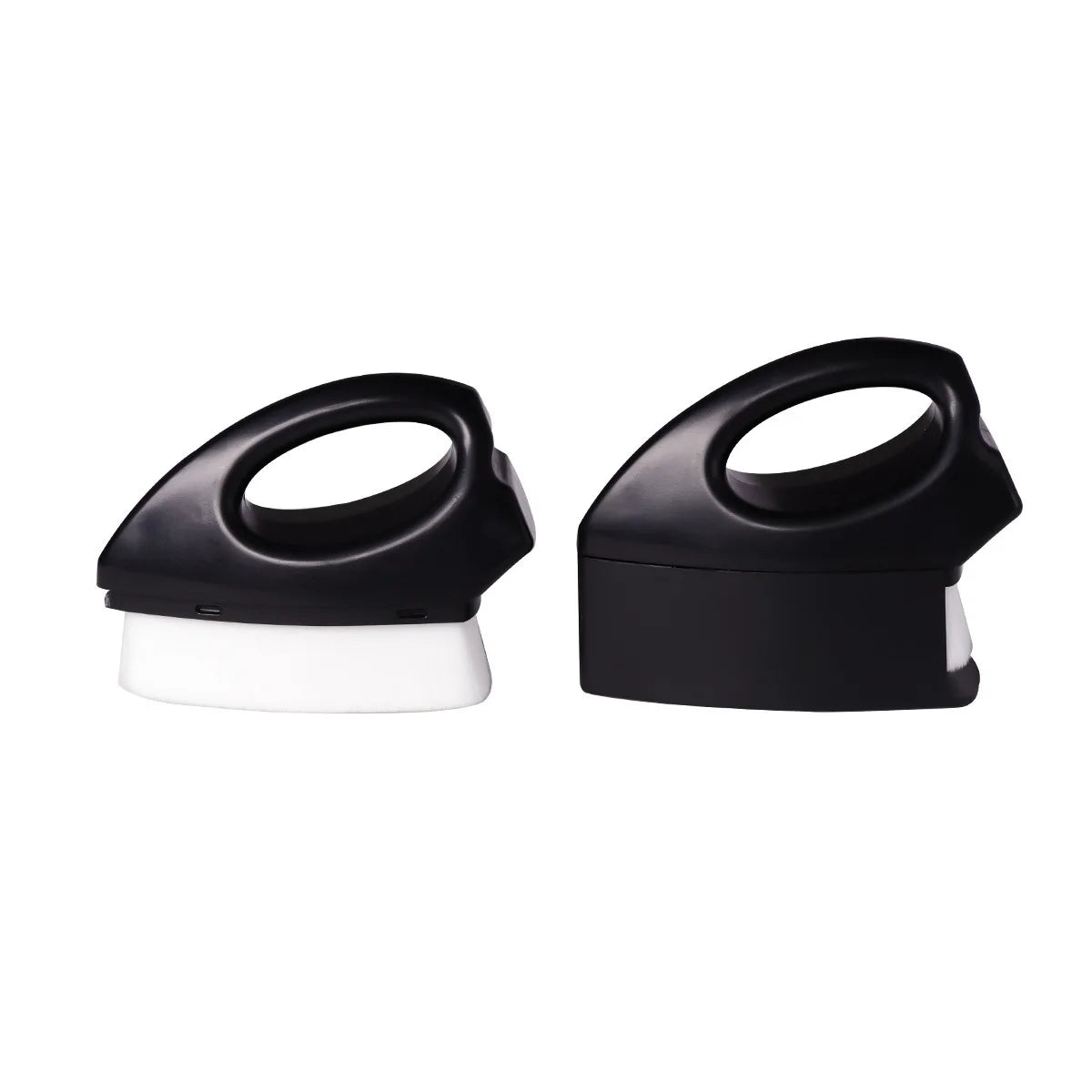 Professional Nail Art Dust Brush – Triangular with Cover & Finger Buckle, Dust Cleaning Manicure Tool