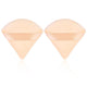 2 Pcs Triangle Powder Puff – Soft Velvet Makeup Sponge for Foundation Blending & Cosmetic Application
