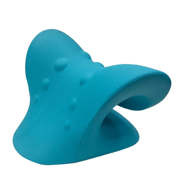 Massage Pillow – Neck & Shoulder Support with Cervical Traction, Head & Back Relaxer for Pain Relief and Full-Body Massage Therapy