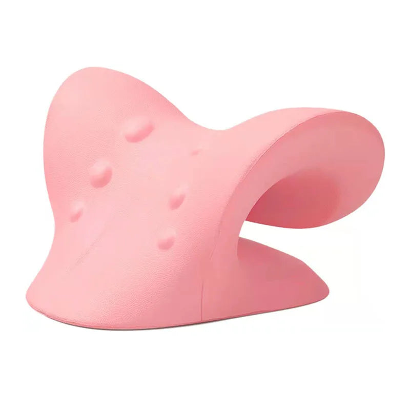 Massage Pillow – Neck & Shoulder Support with Cervical Traction, Head & Back Relaxer for Pain Relief and Full-Body Massage Therapy